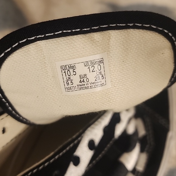 Vans Old Skool Statement black men's 10.5 women's 12 - Picture 3 of 6